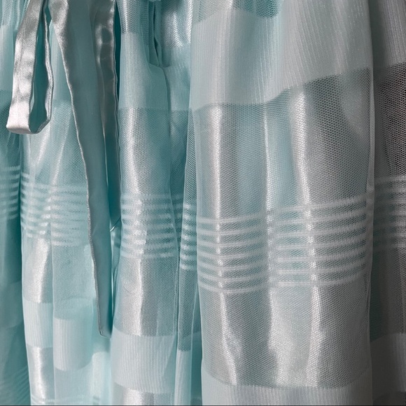 Nanette - soft mint colored dress for girls. - Picture 10 of 13